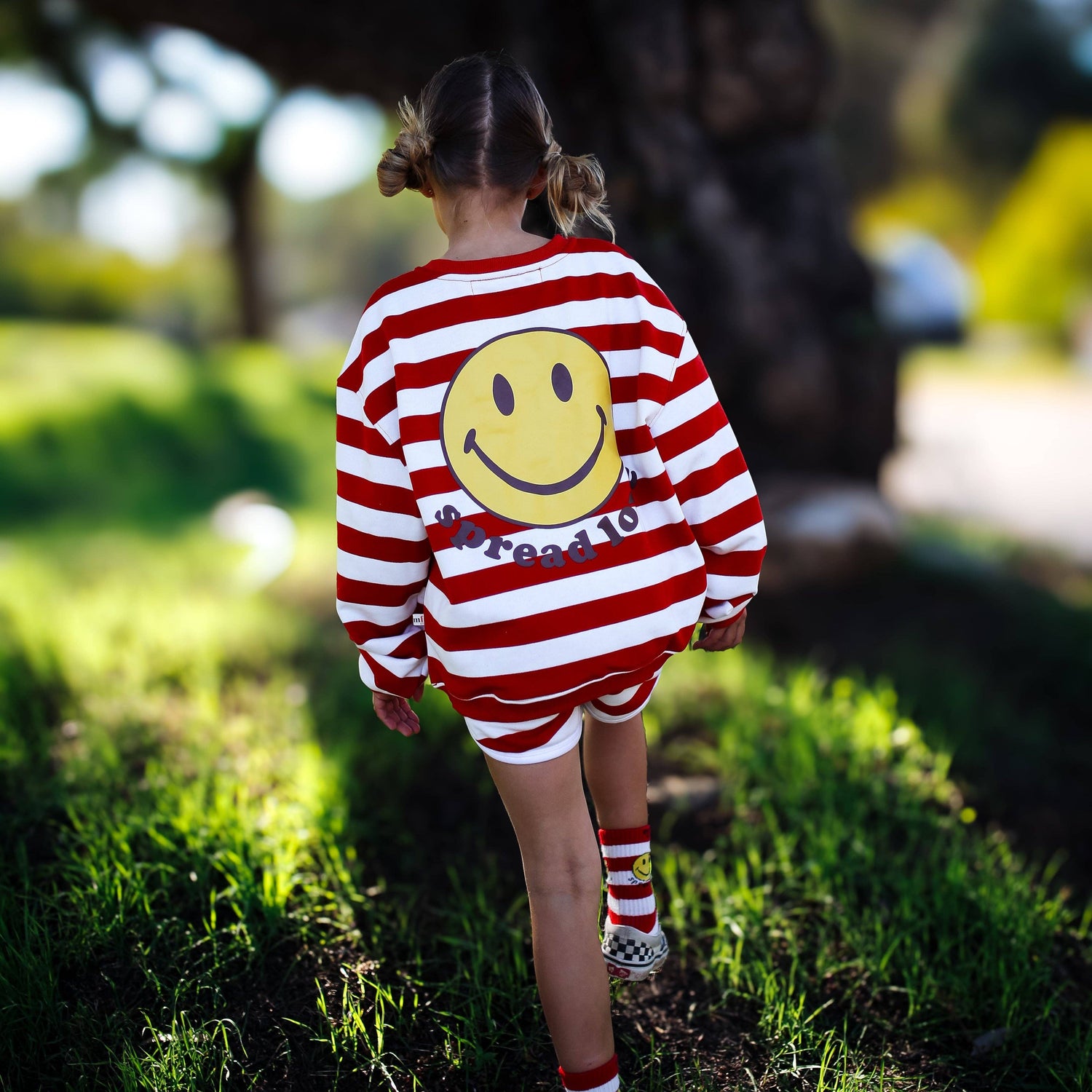 STRIPED SMILEY | Oversized Sweatshirt| KIDS