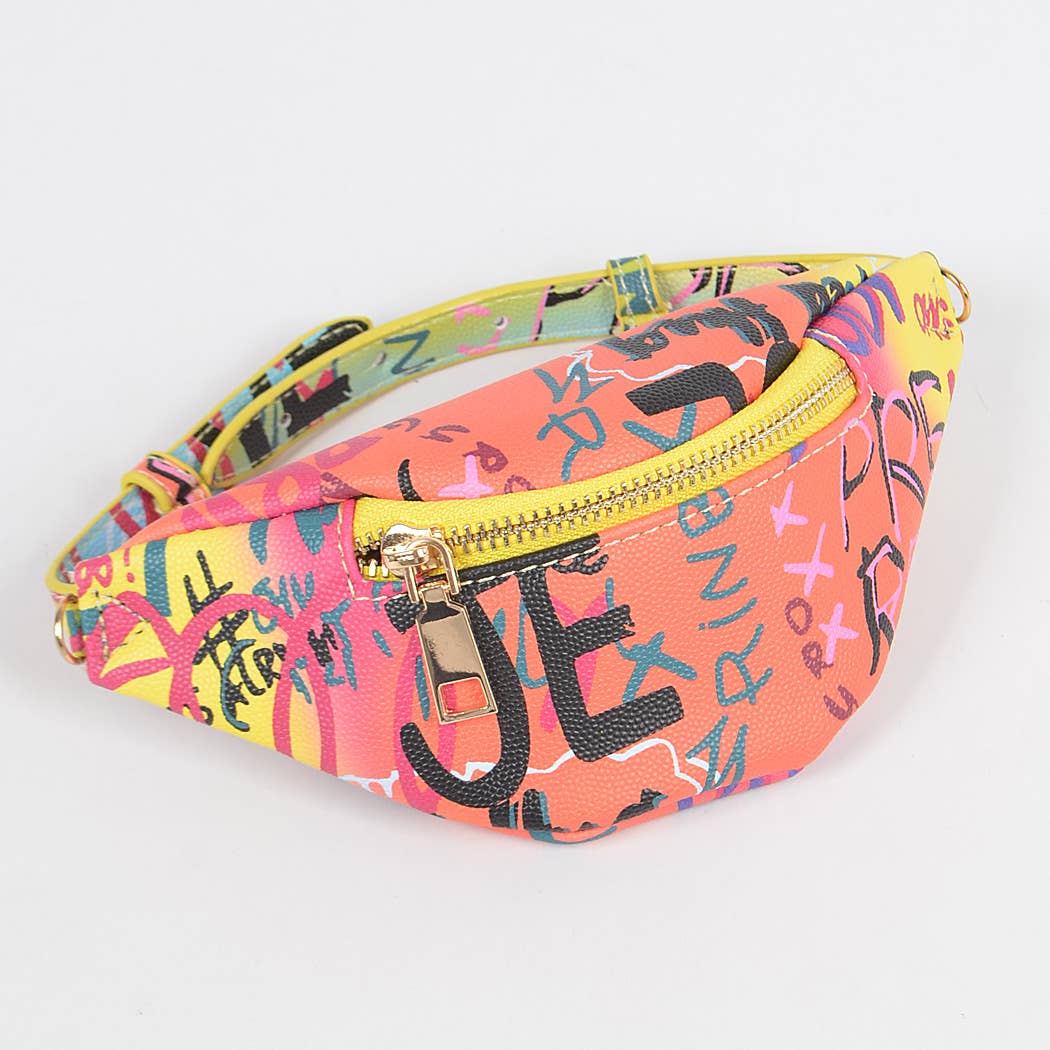 Multi Graffiti Wrist&Ankle Bag