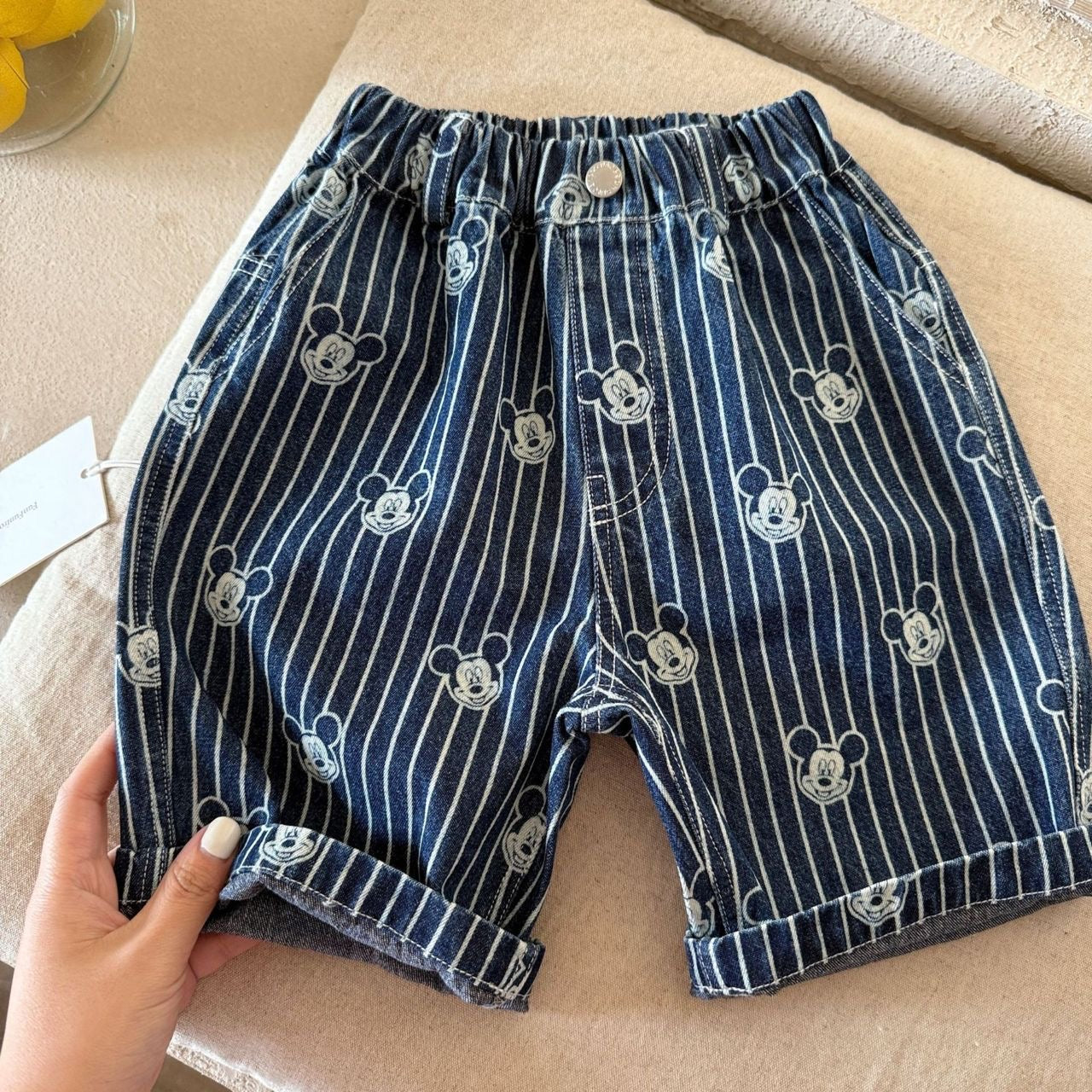 Mouse House Denim Shorts
