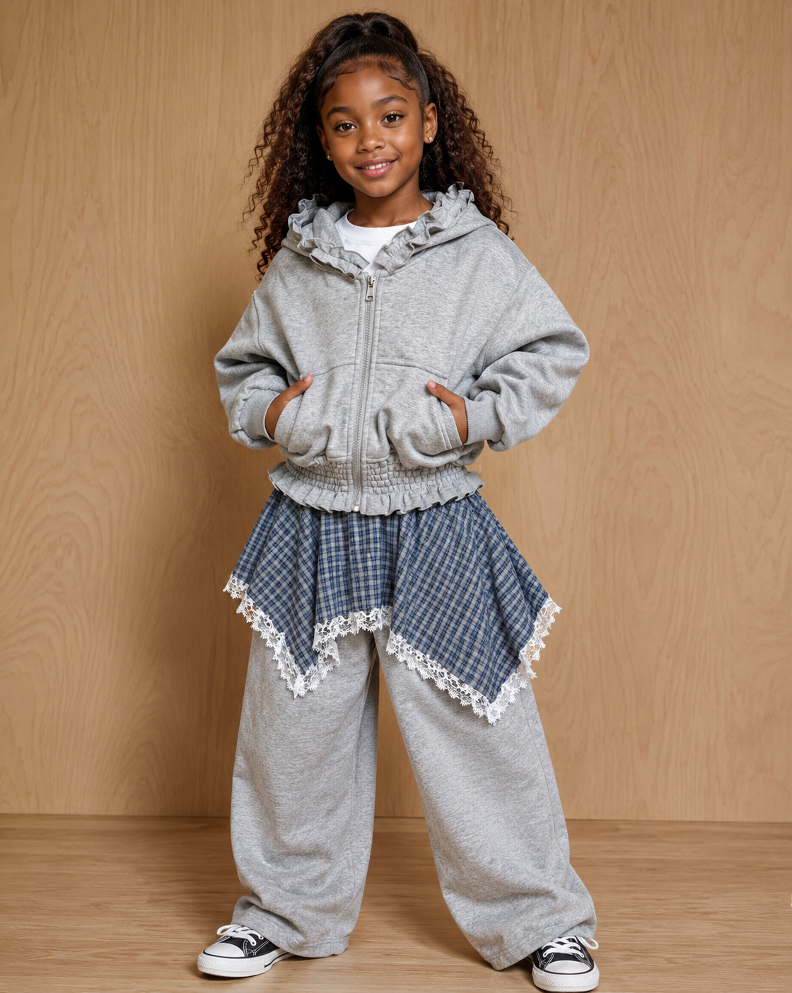 Ruffle Girlie Hoodie