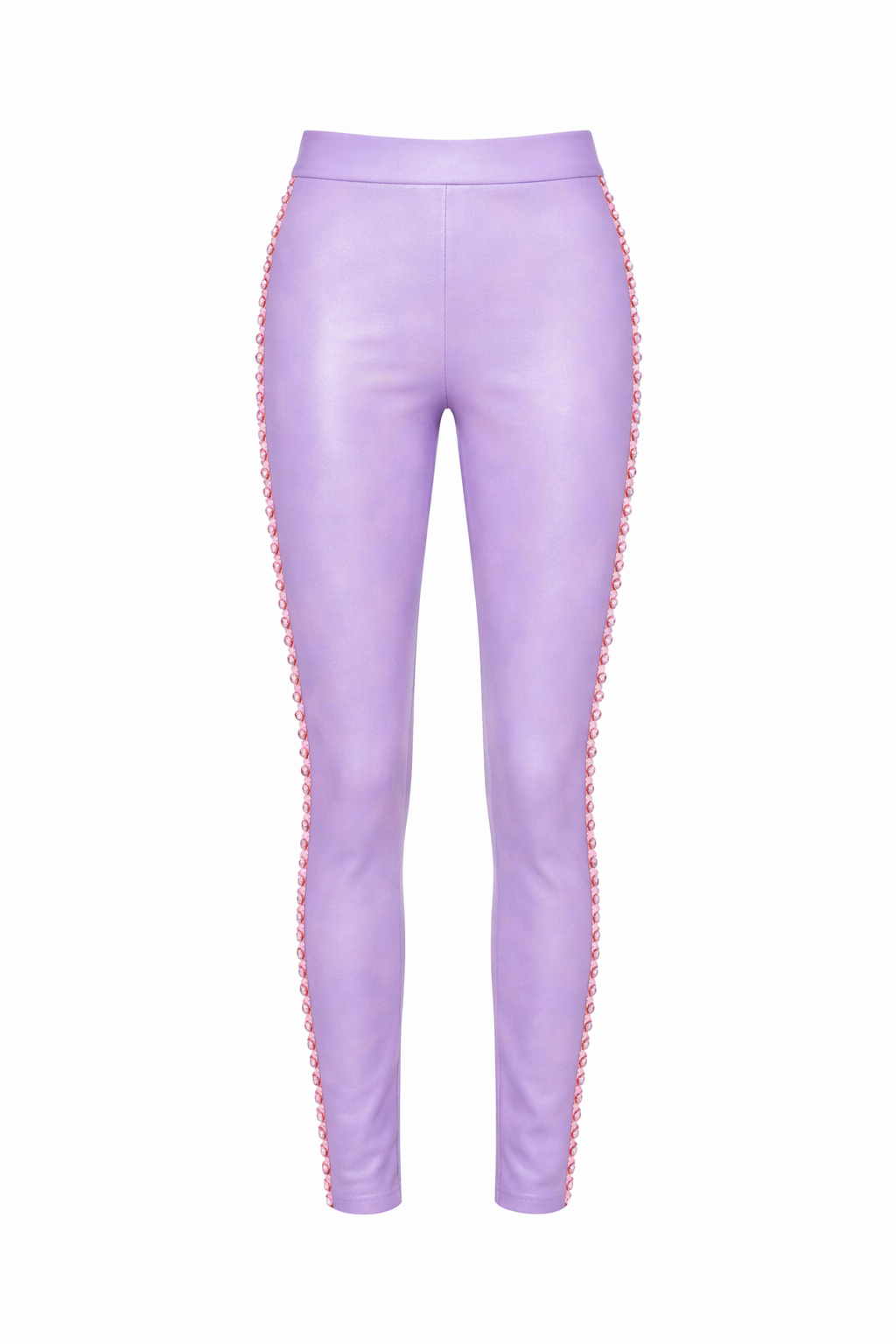Lavender Faux leather legging