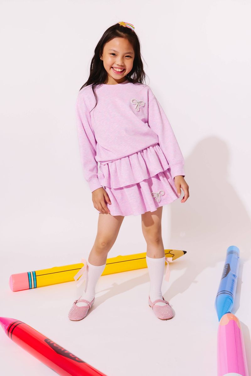 Soft Pearl Bow Set