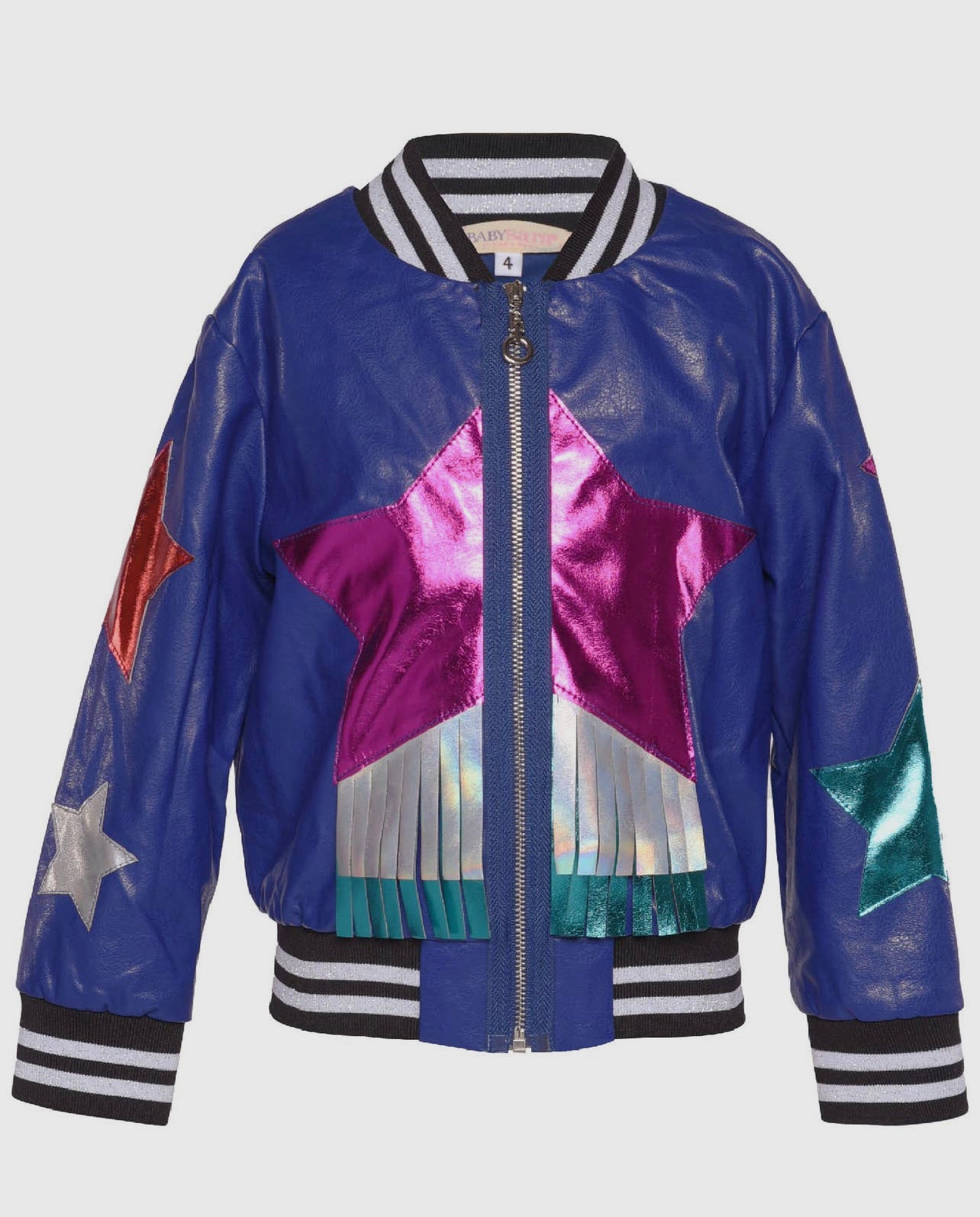 Star Fringe Bomber Jacket