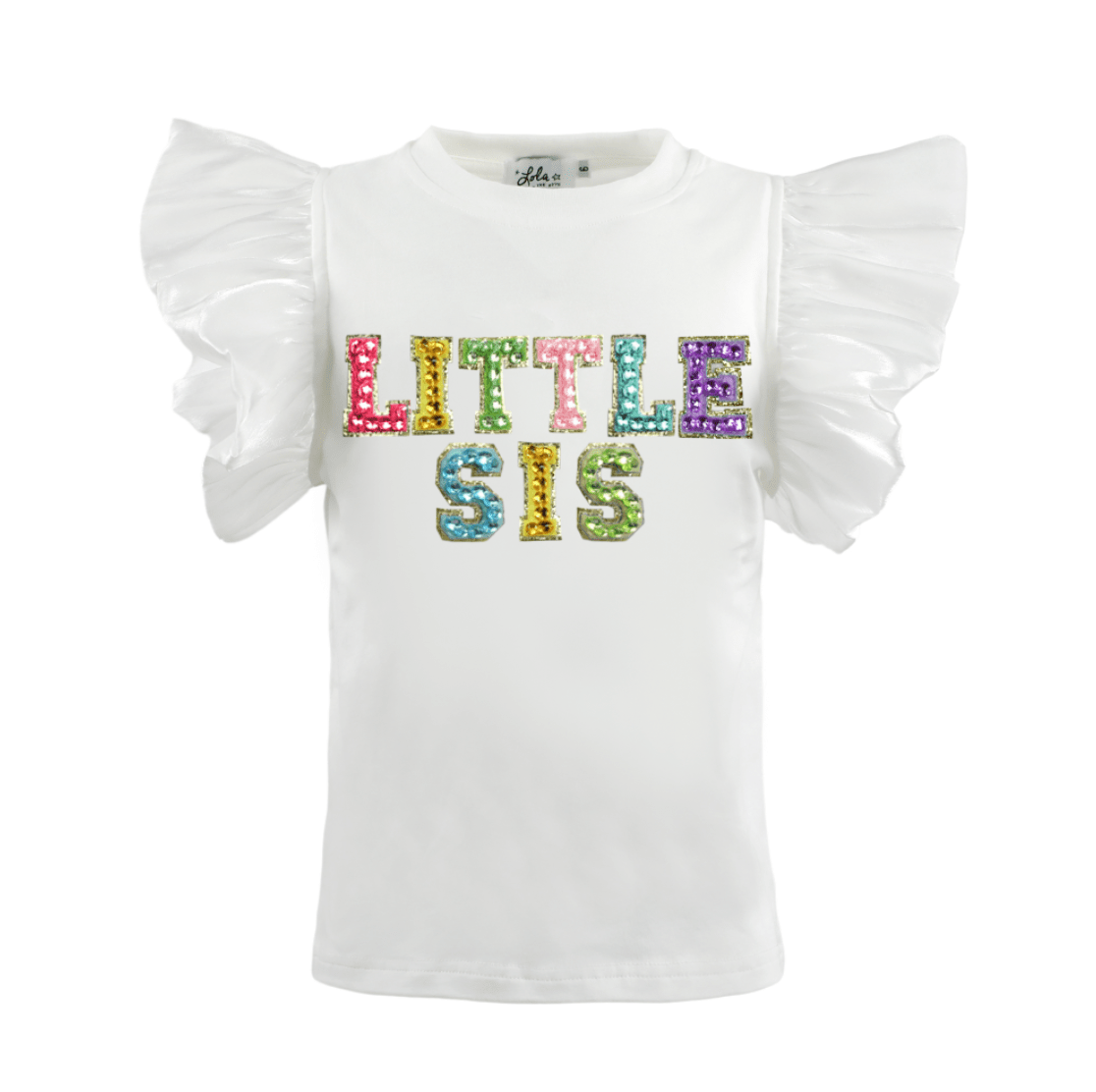Sister Ruffle Gem Tee