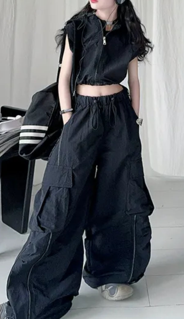 Windy Cargo Pant Set