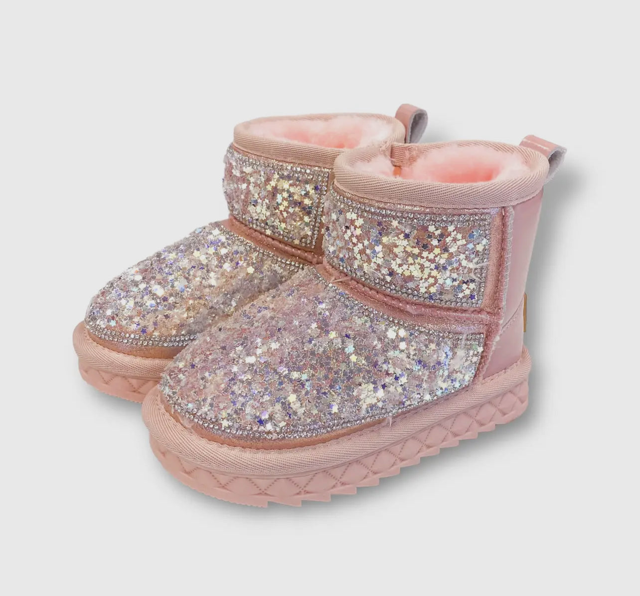 Mini Star Sequin Boots