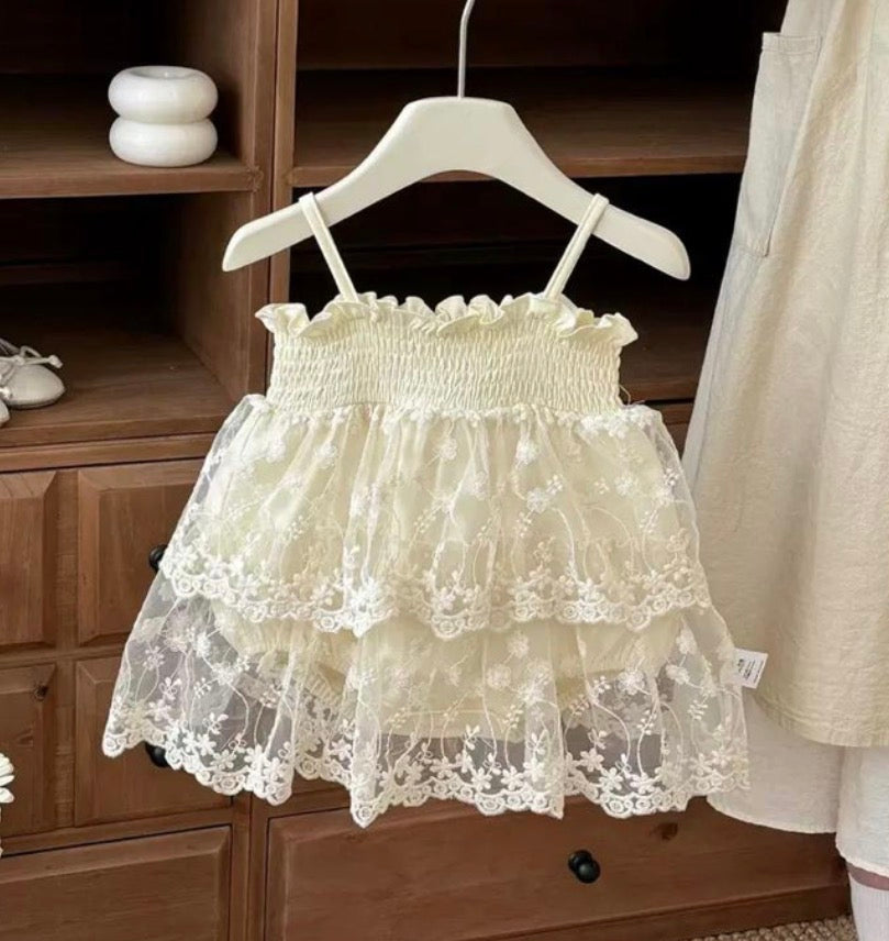 Lacey Tulle Bodysuit Dress