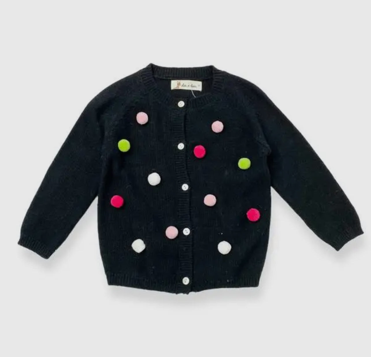 Pom Pom Wooly Cardigan