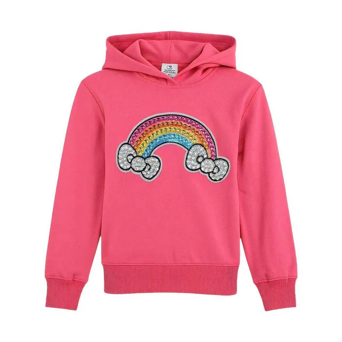 Rainbow Bows Gem Hoodie