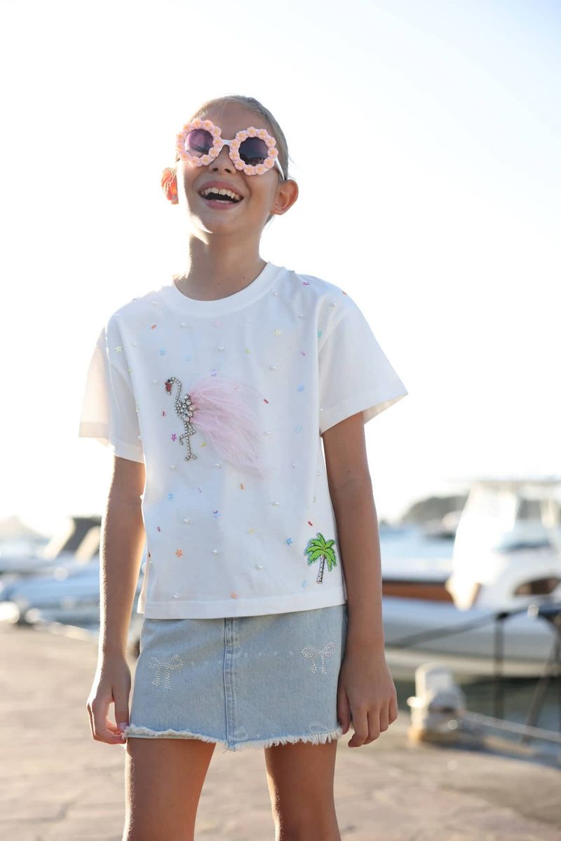 Sparkle Flamingo Tee