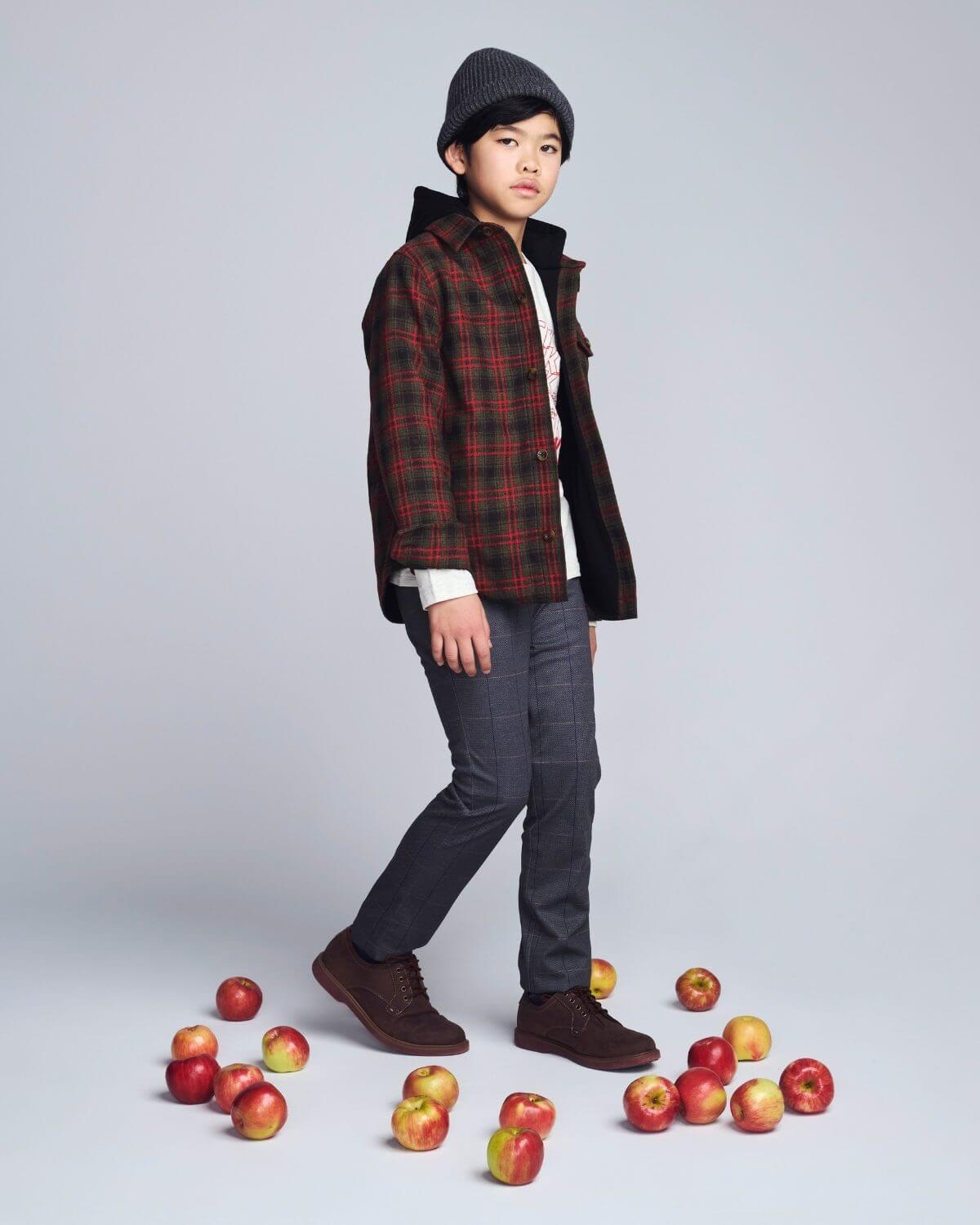 Appaman Hooded Plaid Shirt