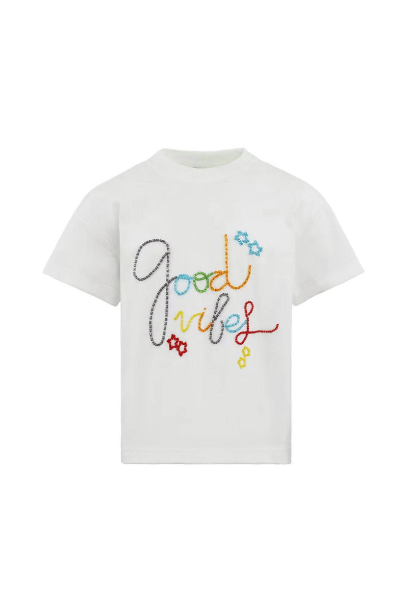 Good Vibes Beaded T-Shirt