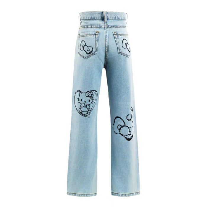 Hello Kitty Graphic Art Jeans