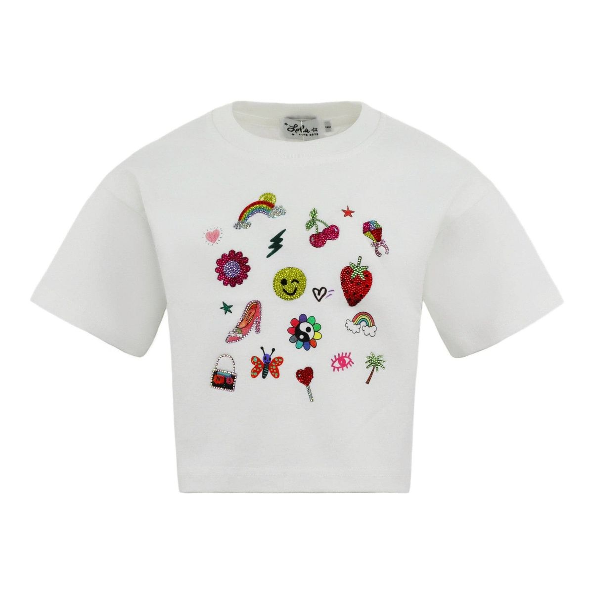 Sparkle Doodle Crop T-Shirt