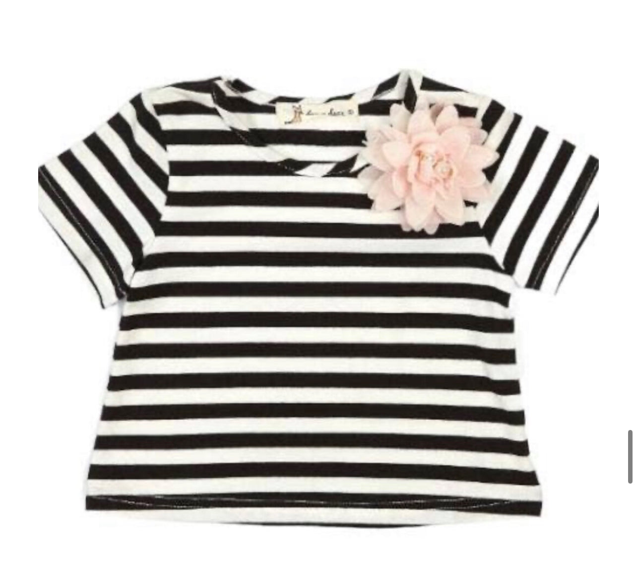 Striped Brooch Tee