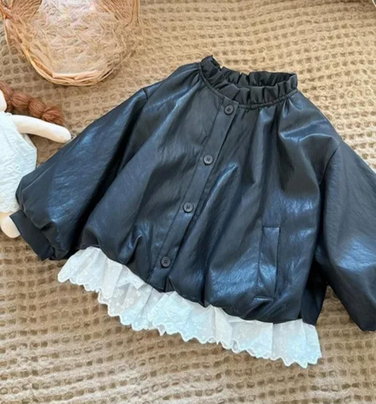 Farrah Faux Lace Jacket