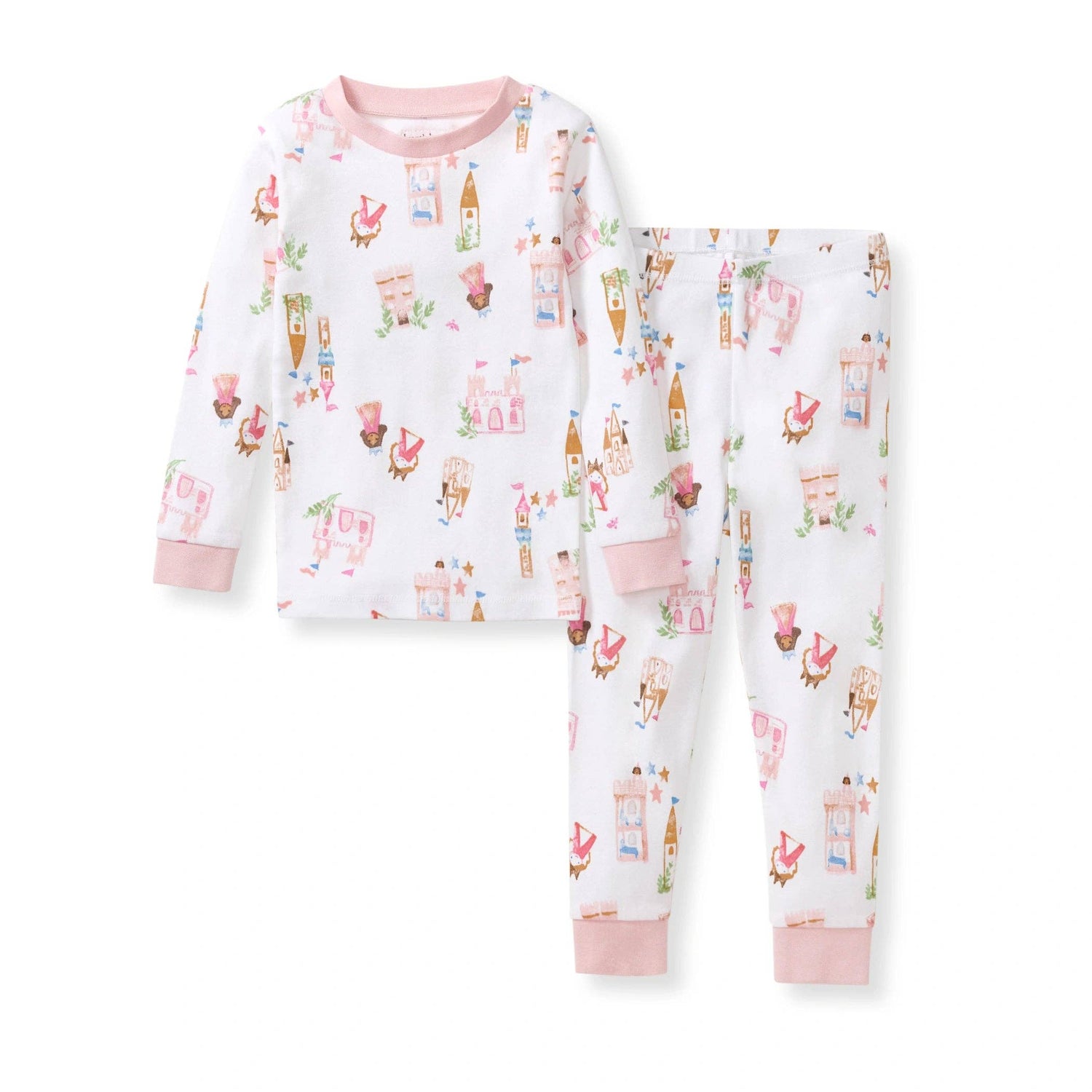 Fairytale Castle Organic Cotton Two-Piece Pajamas