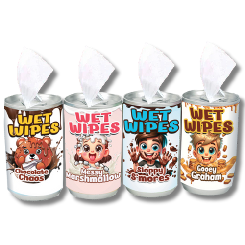 Wet Wipes - Messy S'mores Collection -Mini Cans