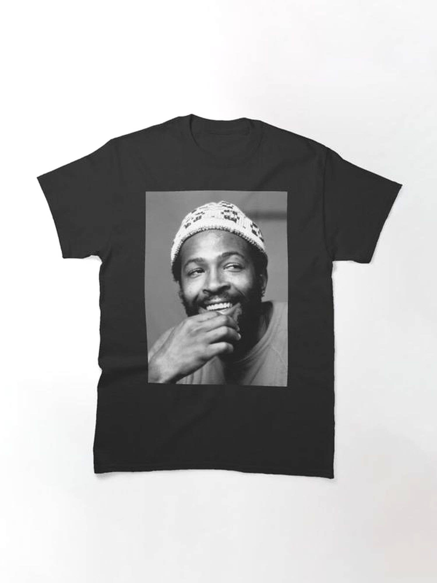 Marvin Gaye Art Classic Crewneck T-Shirt for Men