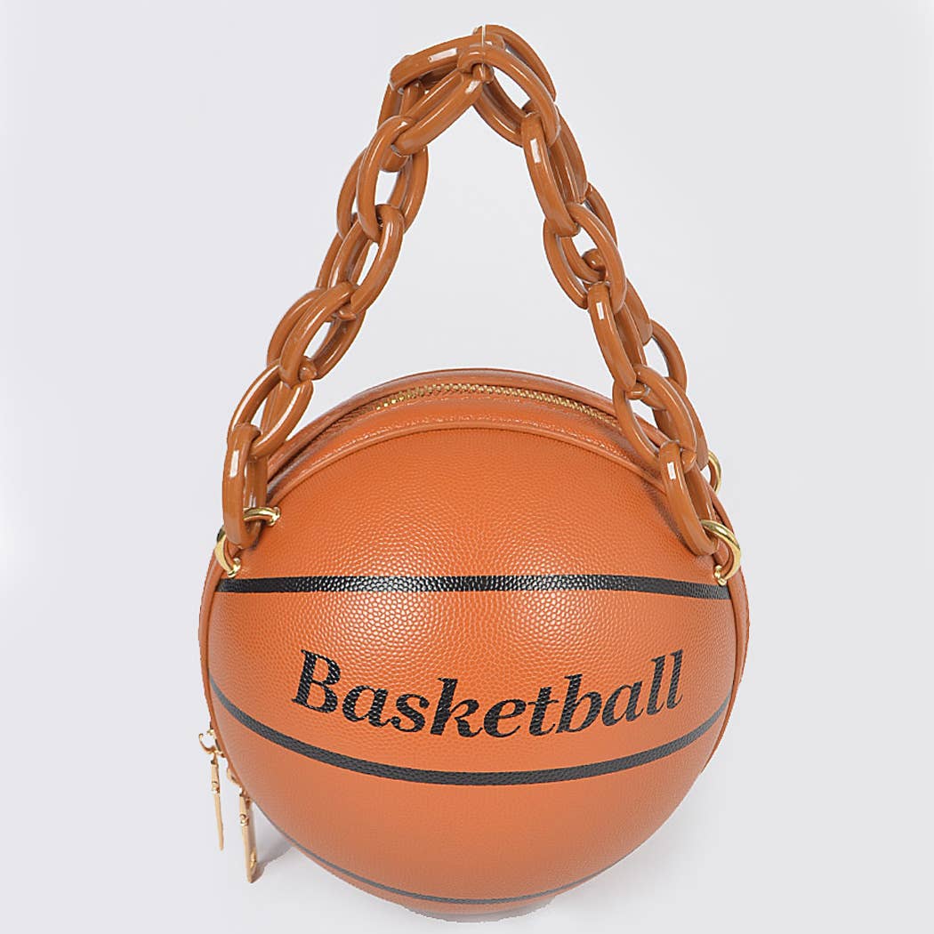 Crossbody Basketball Clutch