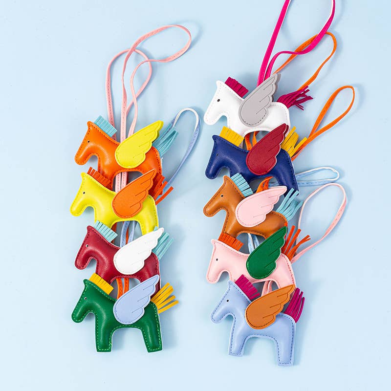 Angel Little Pegasus Bag Charm Car Keychain