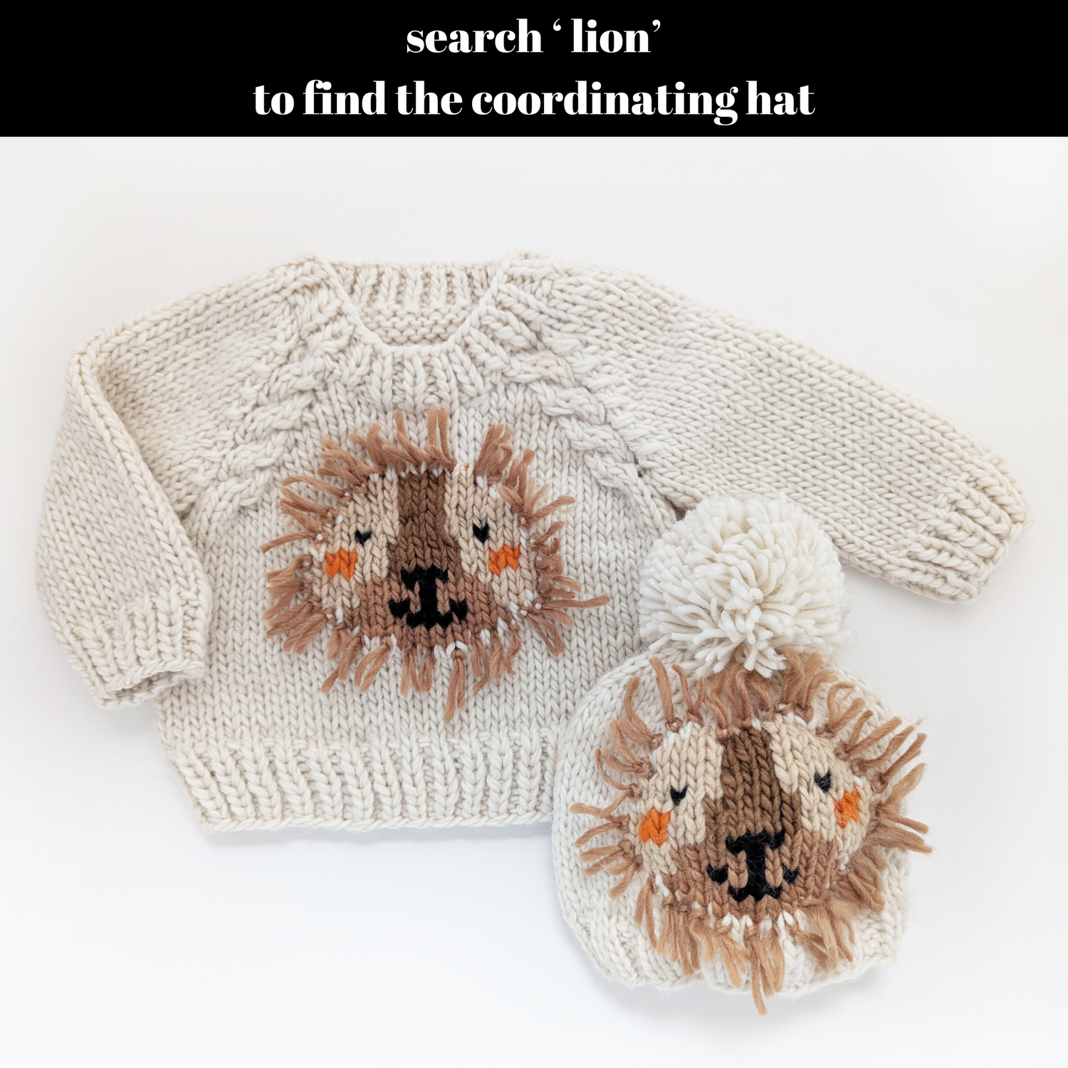 Lion Sweater for Baby & Toddler