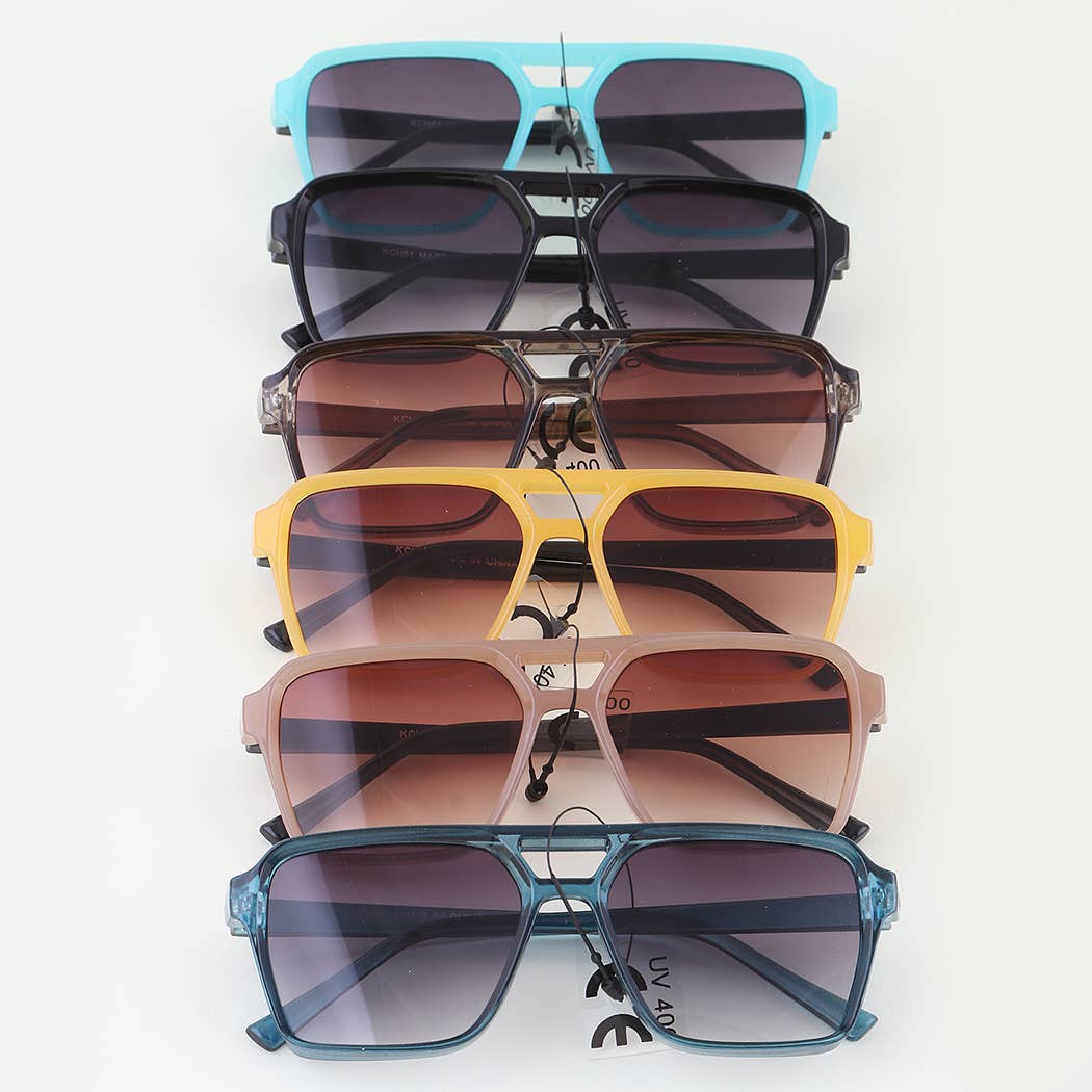 KIDS Chic Straight Aviator Sunglasses