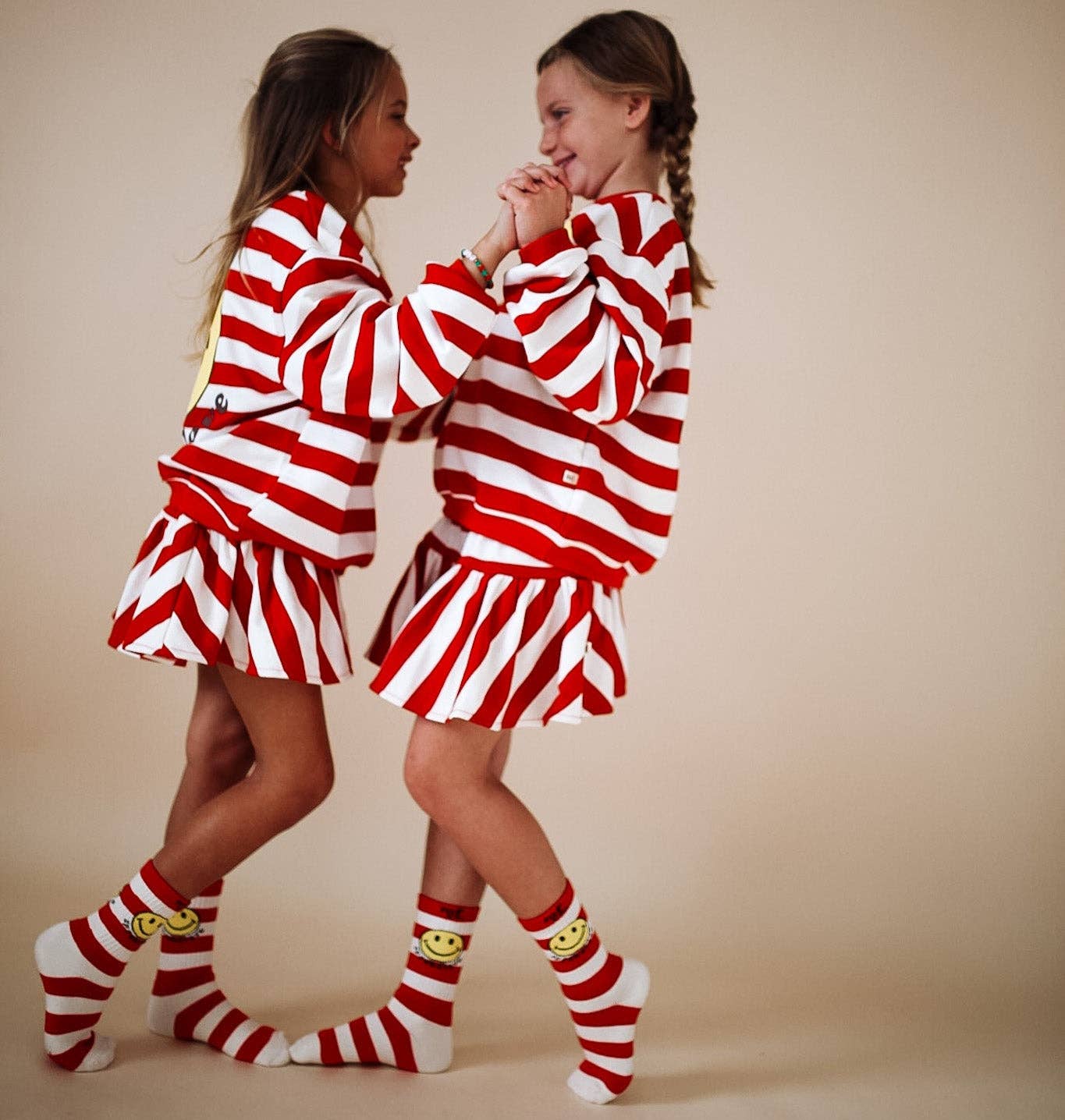 STRIPED SMILEY | Oversized Sweatshirt| KIDS