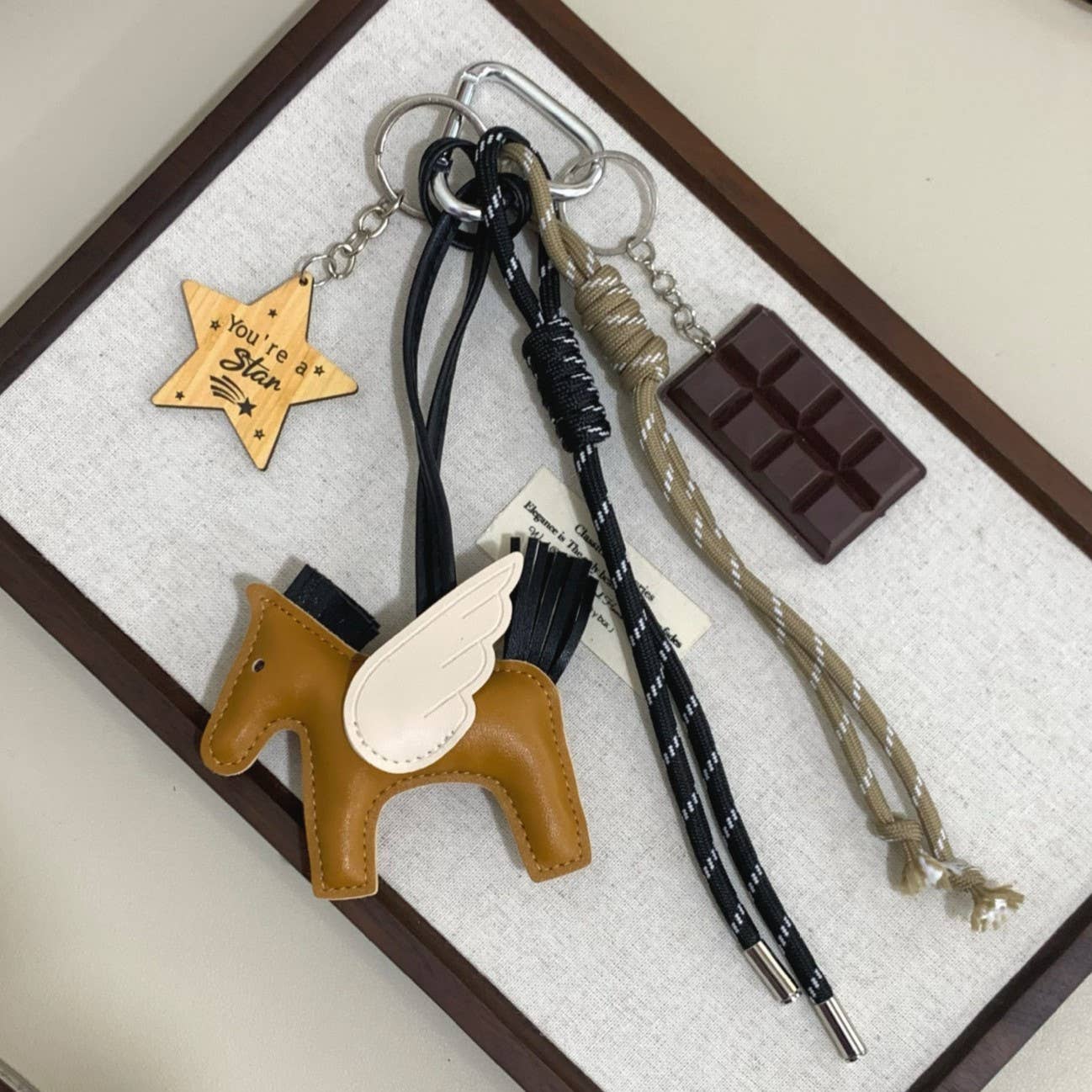 Vintage Horse Tassel Bag Charm