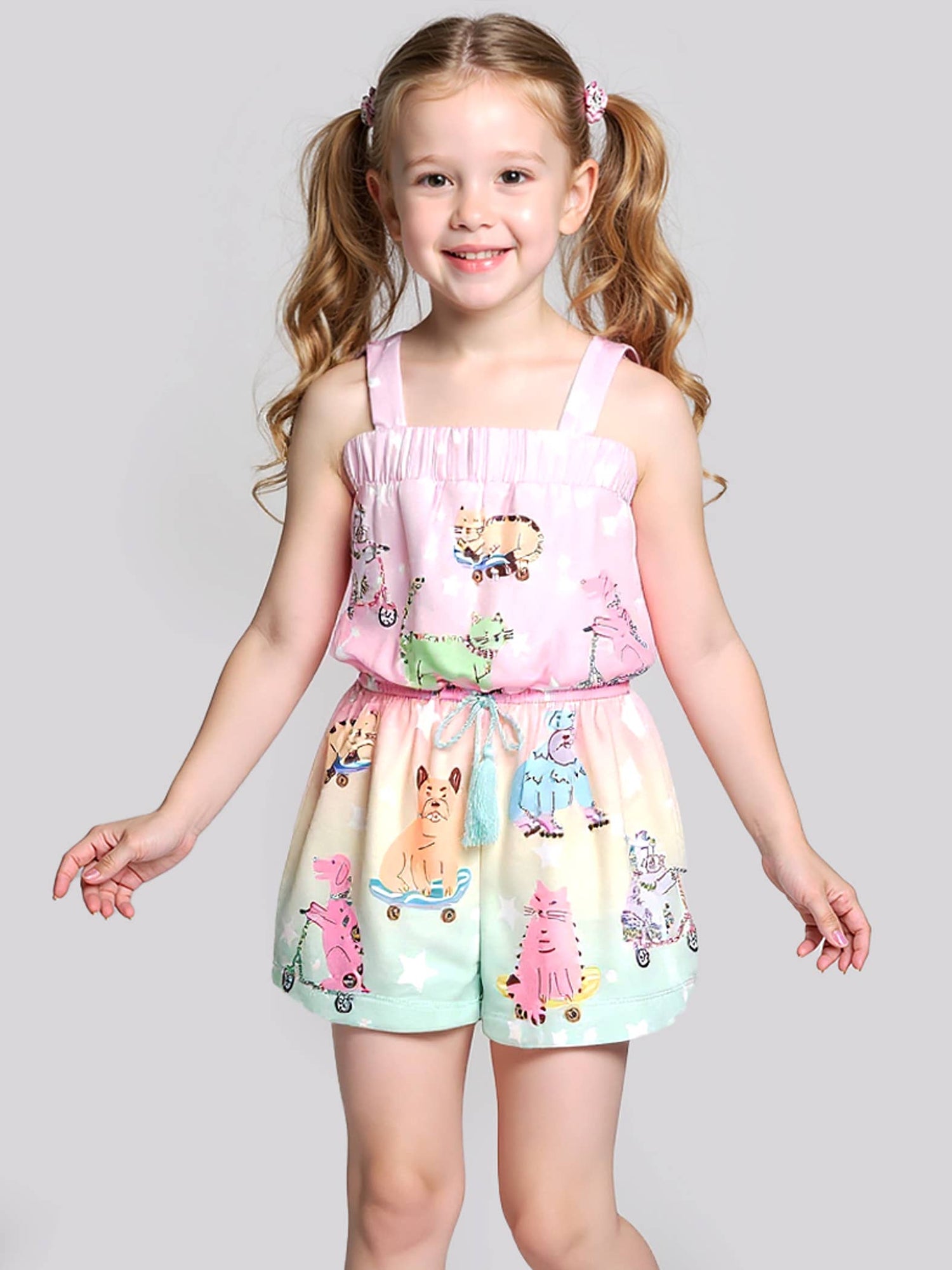 DOG PRINT ROMPER