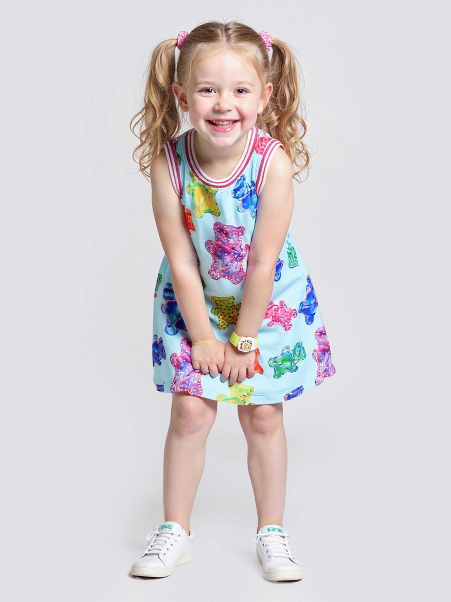 GUMMY BEAR PRINT A-LINE DRESS