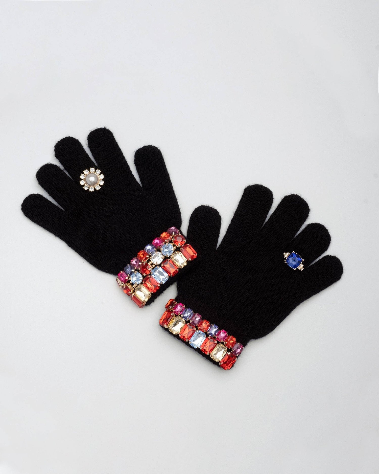 Ice Skating Jeweled Gloves