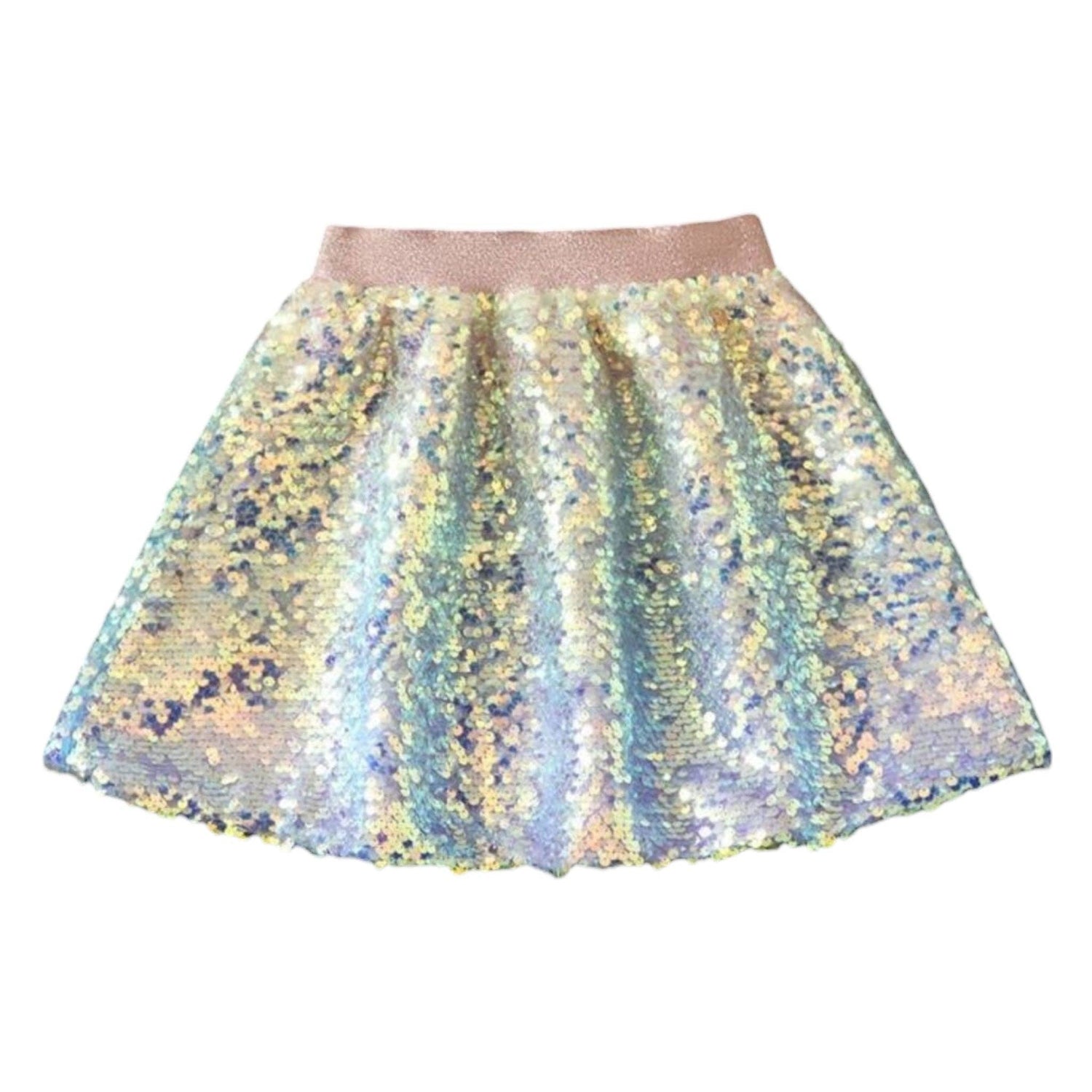 Girls Iridescent Pearl Bubble Skirt