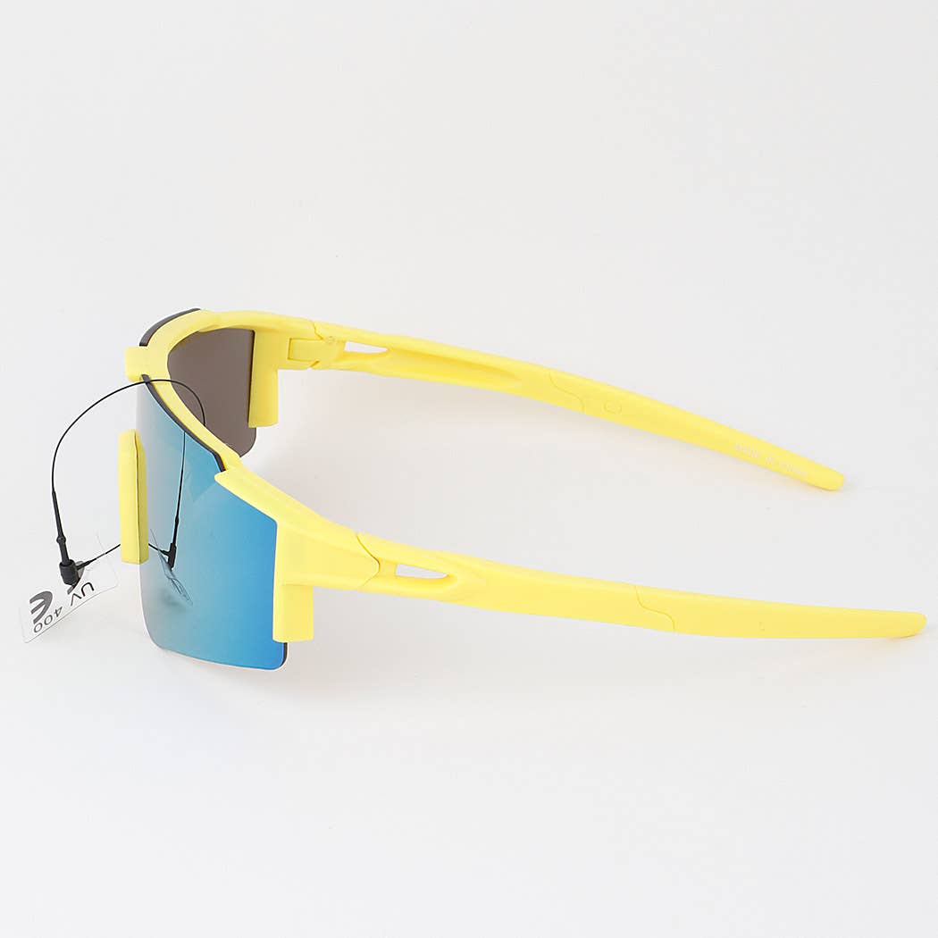 KIDS Bright Curved Shield Sunglasses